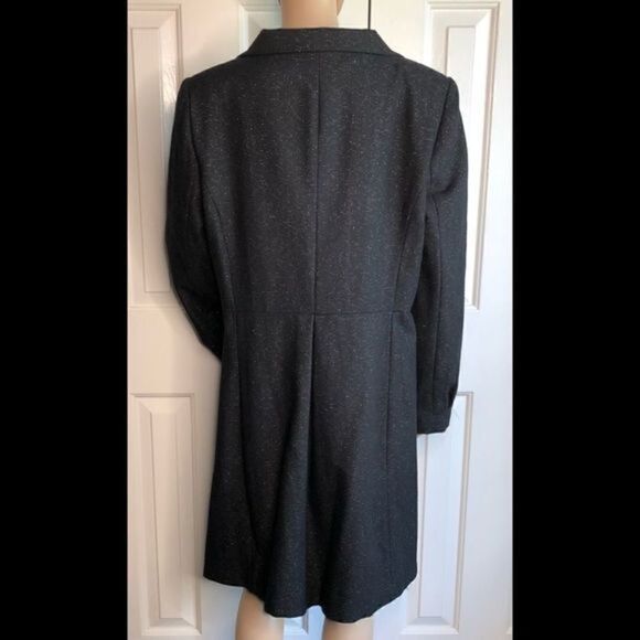 Worthington Black Metallic Princess Cut Coat - Picture 5 of 7